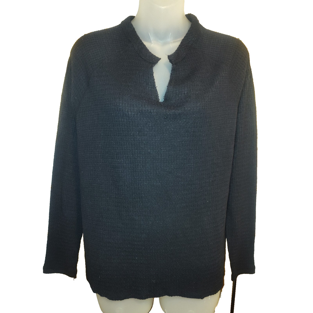 bobi Los Angeles Women’s Black Knit Pullover Sweater Size S BG30